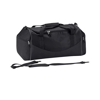 Image of Quadra Teamwear Holdall Colour=Black/Graphite Size=O/S