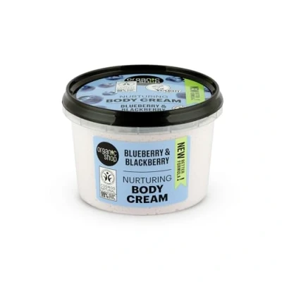 Image of Organic Shop Nurturing Body Cream Blueberry and Blackberry (250ml)