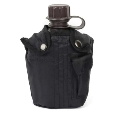 Image of Mil Tec Unisex Adult Bottle 14505002 Bottle, Green and Black, One Size