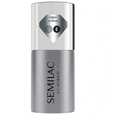 Image of Semilac Strong Mineral Base Coat for UV Gel Nail Polish. Strengthening &amp; Nourishing Formula LED Varnish. Perfect Home and Professional Manicure Pedicure 7ml