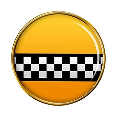 Image of New York Taxi Cab Pin Badge