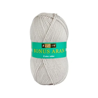 Image of Hayfield Bonus Aran Yarn, Pearl Grey (615), 100g