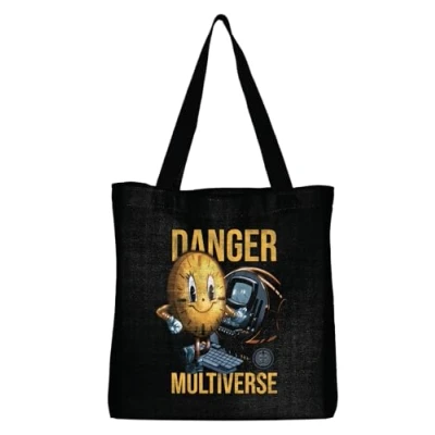 Image of Marvel Miss Minute Danger Multiverse BWLOKIMBB004 Tote Bag Unisex, Black, Size XL, 38 X 42 CM, Utility