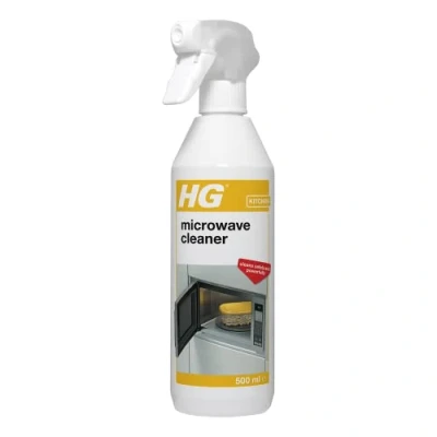 Image of HG Microwave Cleaner, Removes Grease &amp; Caked on Food Deposits, Cleans Safely Powerfully, for all Combi Ovens 500ml (526050106)