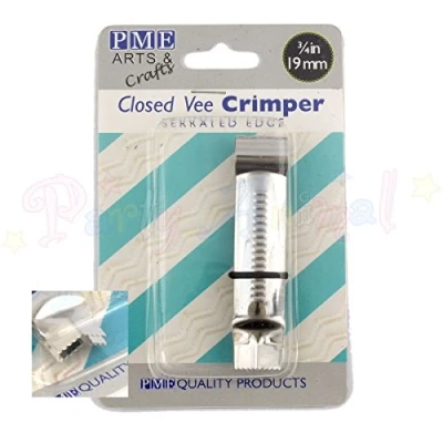 Image of PME Closed Vee Serrated Crimper, Large