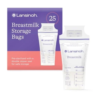 Image of Lansinoh, food storage bags, 24pcs