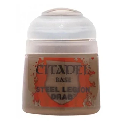 Image of Games Workshop Citadel Paint Pot Base Steel Legion Drab