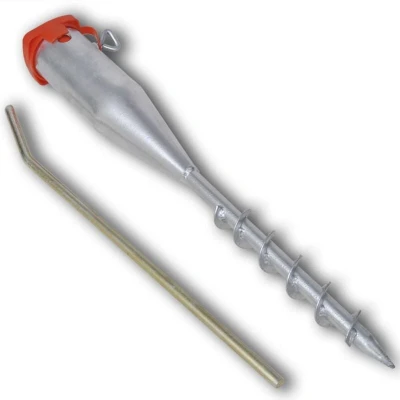 Image of vidaXL Parasol Stand 55 cm Galvanised Steel