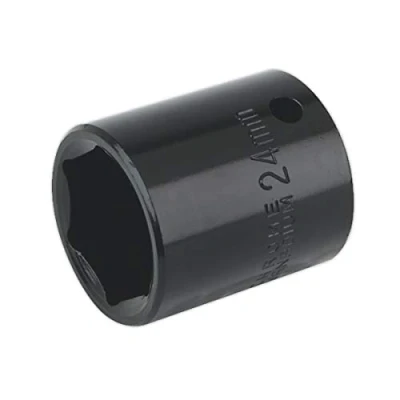 Image of Sealey Premier Impact Socket 24mm 1/2&quot;Sq Drive