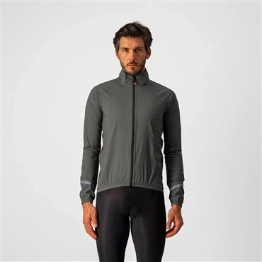 Image of CASTELLI 4521500 075 EMERGENCY 2 RAIN Jacket Men&#039;s Military Green L