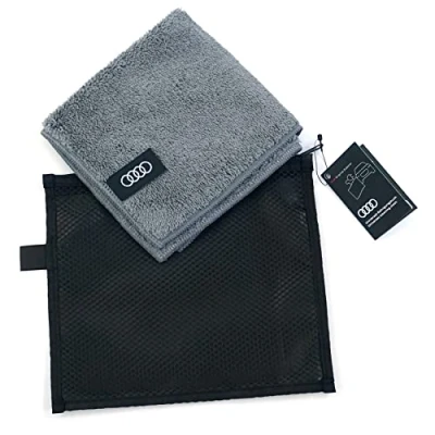 Image of Audi 4K4096325 Cleaning Cloth with Rings Logo