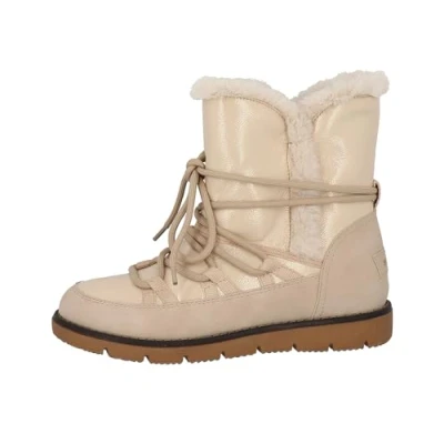 Image of TOM TAILOR Women&#039;s 4293106 Ankle Boot, cream, 5 UK
