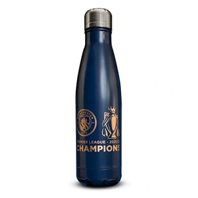 Image of Man City 2021/22 Premier League Champions 500ml Vacuum Flask Bottle