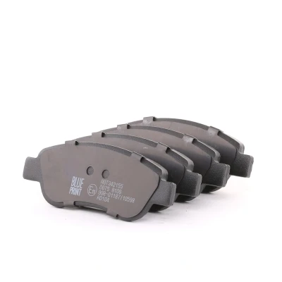 Image of 1611456980, 1613819980, 1617264880, 425327, 425328 Brake pad set BLUE PRINT ADT342155 Front Axle excl. wear warning contact CITROËN: C1 II, I
