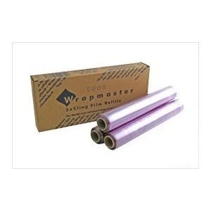 Image of 12&quot; WRAPMASTER 1000 CLINGFILM 3 ROLL X 100M EACH