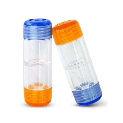 Image of SPORTS WORLD VISION Contact Lens Cases for Hard Lenses Rigid Gas Permeable RGP 2 Pieces