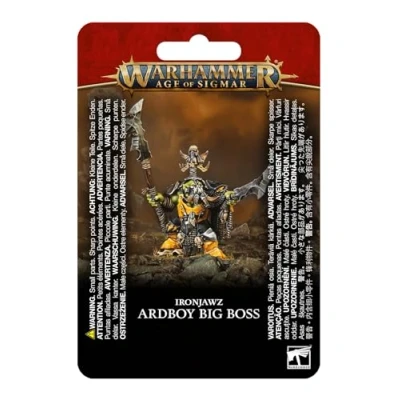 Image of Games Workshop Age of Sigmar Orruk Warclans: Ardboy Big Boss