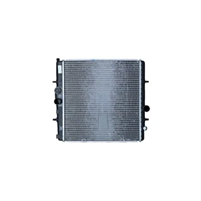 Image of 133037, 1330B4, 1330F9, 1330H2, 1331X5 Engine radiator NRF EASY FIT 509523 Aluminium 395mm 380mm 24mm with mounting parts Brazed cooling fins