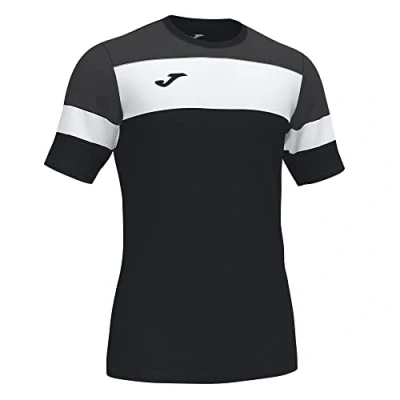 Image of Joma Men&#039;s Crew Iv Equip T shirts M C, Black anthracite, UK