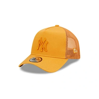 Image of New Era York Yankees MLB Tonal Mesh Sand A Frame Adjustable Trucker Cap One Size