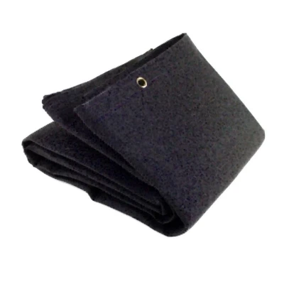 Image of Jackson Safety Welding and Grinding Protective Blanket Fiberglass Vermiculite, 2m x 650C working temp, with grommets for hanging J2723
