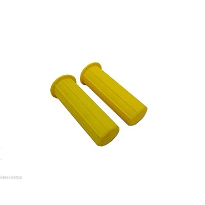 Image of WHEELBARROW HANDLE GRIPS (YELLOW) 25MM INSIDE DIAMETER SOFT GRIP