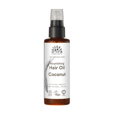 Image of Urtekram Hair Oil Nourishing Coconut 100 ml, Vegan, Organic, Natural Origin, 1 pack