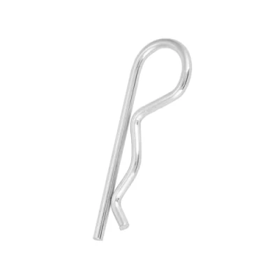 Image of 10Pcs High Quality Zinc B Type Cotter Pin Tractor Clips Fastener Assortment Hitch Spring Hair Pin(4x75MM)