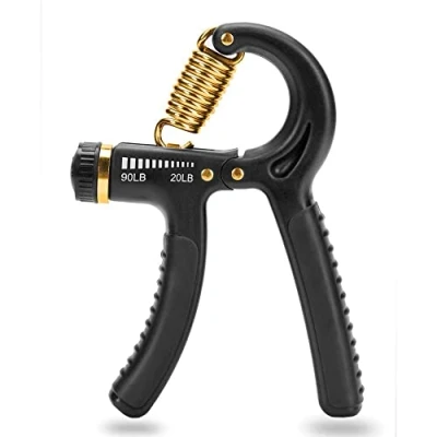 Image of SKLZ Grip Strength Trainer, Hand Exerciser Strengthener, Training Equipment, Adjustable Resistance, Black, 20 90lb/9.07 40.82kg