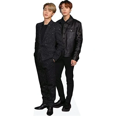 Image of Jimin and Jungkook (Duo 1) Mini Celebrity Cutout