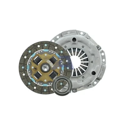Image of 04130YZZBJ, 04130YZZBK clutch AISIN Kit (3P) KT 001 three piece with pressure plate disc, release bearing 180mm