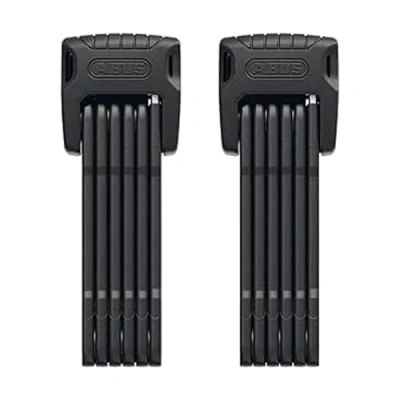 Image of ABUS folding lock Bordo Granit 6500K with SH holder set of 2 bike XPlus cylinder for high tamper protection security level 15 length 90 cm
