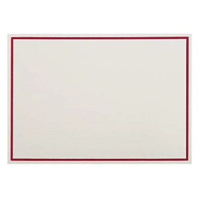 Image of Clairefontaine Ref 32620L G.Lalo Correspondence Writing Set Includes 10 x 10.7 15.2cm, 300gsm Cards + 11.4 16.2 Lined Gummed Envelopes Bordeaux