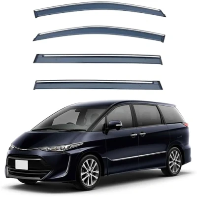 Image of ZADIKO Wind Deflectors for Toyota Estima MK3 XR50 2006 2019 Window Deflector Visor Rain Smoke Guards Automotive Accessories Door