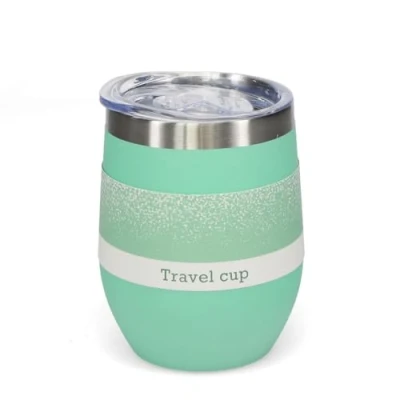 Image of Rex London Rubber Coated Travel Cup 350ml Mint Green