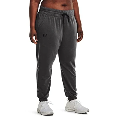 Image of Under Armour Womens Rival Terry Joggers Grey S