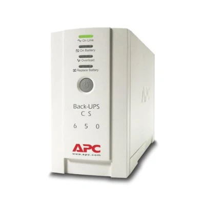 Image of APC by Schneider Electric Back UPS CS BK650EI Uninterruptible Power Supply 650VA (4 Outlets IEC, Surge protected)