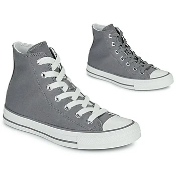 Image of Converse CHUCK TAYLOR ALL STAR women&#039;s Shoes (High top Trainers) in Grey