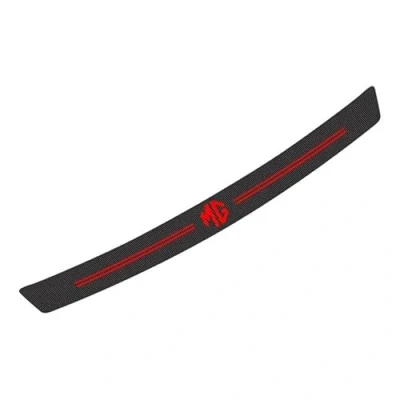 Image of Car Bumper Protector Carbon Fiber for MG MG3 / MG4 EV MG5 MG6 HS/MG ZS Anti Scratch Rear Protective Strips Trunk Door Sill Stickers Loading Protector,A
