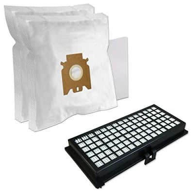 Image of PakTrade SET HEPA Filter + 10 Vacuum Cleaner Dust Bags For MIELE S424i, S 424i, SF AH 30, 381i, S381i Tango Black, AH30