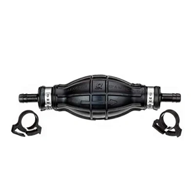 Image of Quicksilver 8M0061875 Primer Bulb with 2 Hose Clamps for 5/16&#039;&#039; (8 mm) Fuel Lines