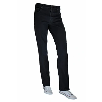 Image of Wrangler Men&#039;s Texas Contrast Straight Jeans, Blue, 46W / 34L