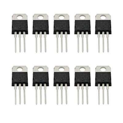 Image of 10PCS L7815CV L7815 1.5A 15V Three Terminal Voltage Regulator TO 220 Transistor