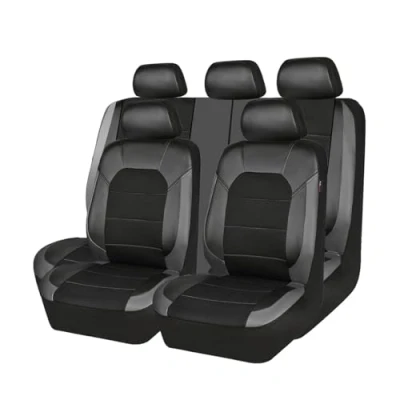 Image of 9 Pcs Car Seat Cover for Toyota Yaris Cross SUV 2021 2022 2023 2024, Leather Waterproof Breathable Covers Full Set Protector Interior Accessories,Grey