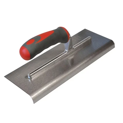 Image of Faithfull Edging Trowel Soft Grip Handle 11 x 4.3/4in FAISGTEDGE11