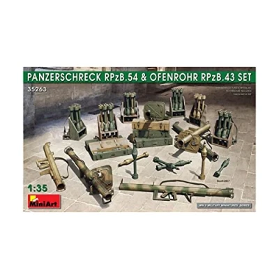 Image of Miniart MIN35263 Panzerschreck RPzB.54 &amp; Ofenrohr RPzB.43 Set Military Model Kit, Various, Mittel