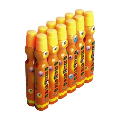 Image of Thomas &amp; Anca Club Supplies Ltd 12x 25ml Orange Slimline Bingo Dabbers Dauber Markers for Tickets