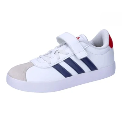 Image of adidas VL Court 3.0 Shoes Kids, Footwear White/DARKBLUE/BETSCA, 10.5 UK