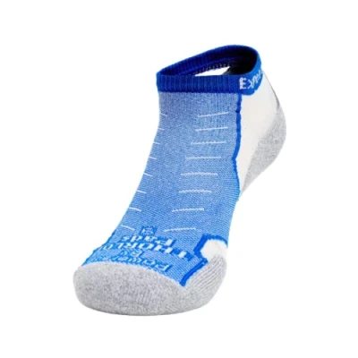 Image of 1 Pair Grey Experia By Cushioned Running Micro Mini Crew Socks Unisex 5.5 7.5 Thorlos