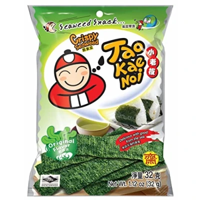 Image of Tao Kae Noi Crispy Seaweed 32G Pack of 3